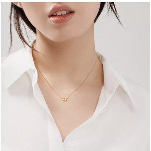 Bean Design Pendant Necklace